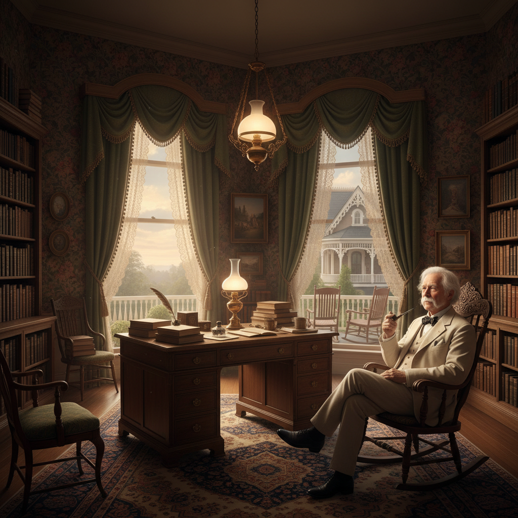 Mark Twain background